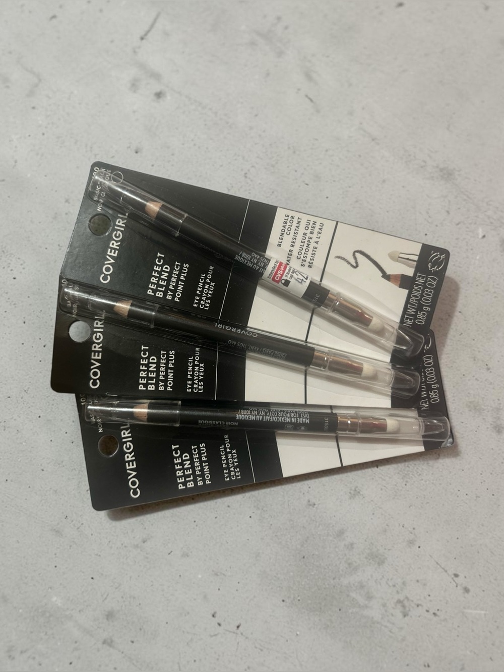 COVERGIRL Perfect Blend Eye Pencil Bundle | 100 Basic Black